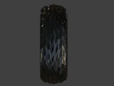 Car wheel Low Poly Free 3D model