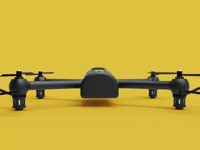 Black Drone 3D model