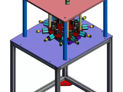 Fully Automatic Buckle Press Machine  3D model