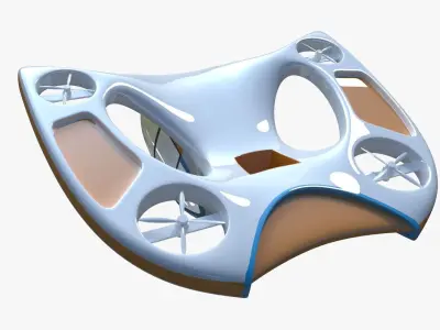 Passenger drone II 3D model
