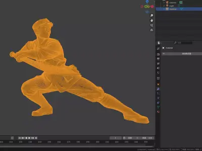 Military sculpture warrior  military battle war hero  soldier 3D print model 23