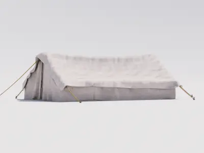 Tent 01 Low-poly 3D model