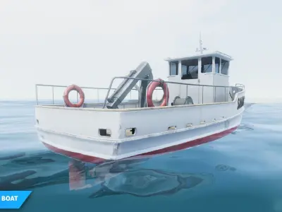 Fishing boat - water vehicle 3D model