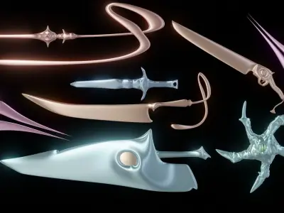 Free random weapon pack  Free 3D model