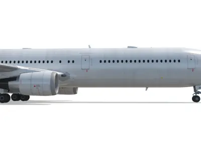Boeing 767-400 3D model
