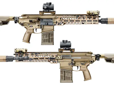 TRIJICON MRO RED DOT Low-poly 3D model