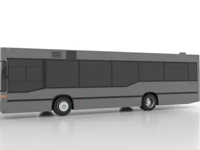 Mercedes-Benz O405N2K Low Low-poly 3D model