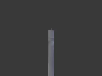 Low Poly Glock Pistol Free low-poly 3D model