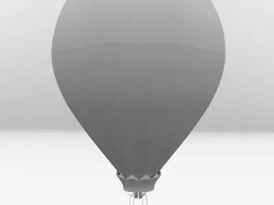 Hot Air Balloon 3D model 4