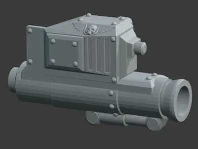 Sci Fi Ogre Weapon Set 3D print model