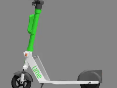 Lime electric scooter ver2 3D print model