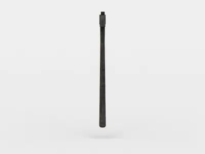 Pickaxe metal hammer Low-poly 3D model