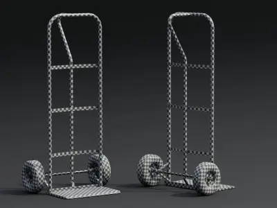 Hand Truck Low-poly 3D model buy