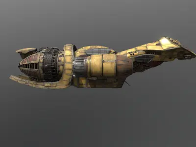 28Serenity spaceship 3D model