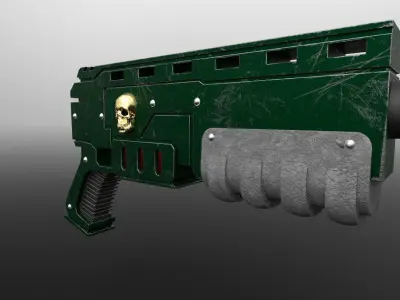 Exitus Pistol 3D model