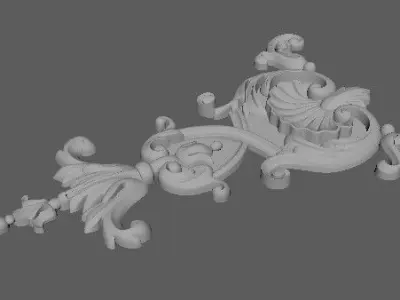 dekor ornate corbel 3D model