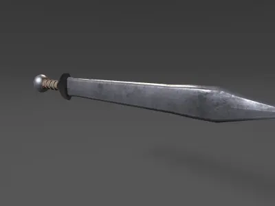 Sword Gladius Low-poly 3D model