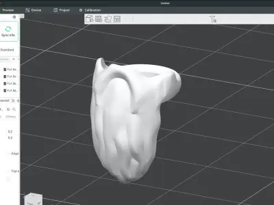 Custom3Dprint Minifigure Accessory - Minifigure Beard S1 - 08 3D print model
