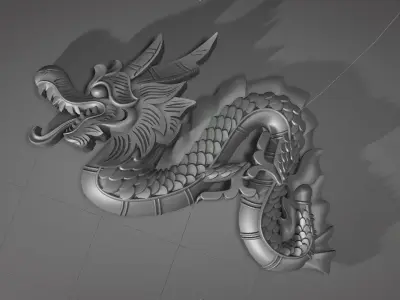 Dragon Relief 3D model