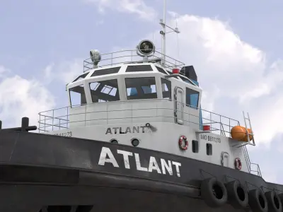 Deep Sea Tug 3D model