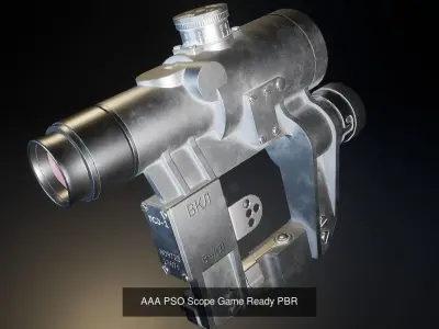 AAA Sights and Scopes Pack Game ready PBR