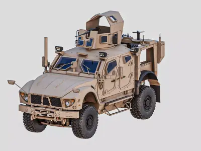 Oshkosh M-ATV Low-poly 3D model purchase
