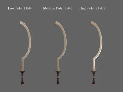 Ancient Collection Weapons Specialty Swords 3D Model Pack