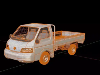 Nissan Vanette Pickup TrucK 3D model