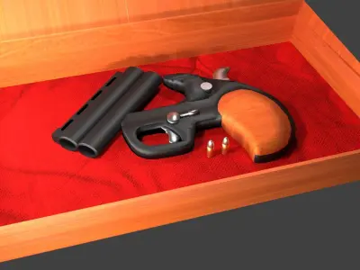 Palm pistol  3D model