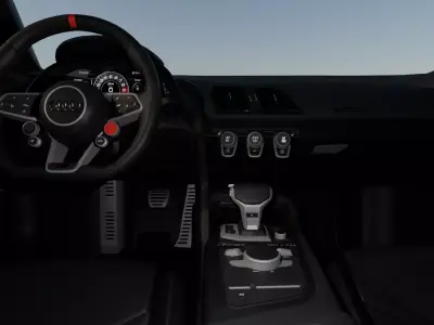 Audi R8 GT RWD 2023 High Detail Game Ready Cinematic Low-poly 3D model
