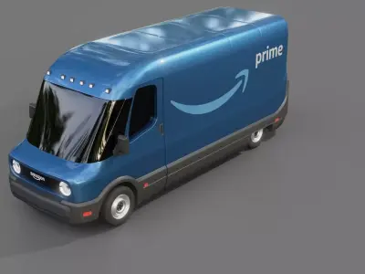 Amazon Rivian EDV 3D model