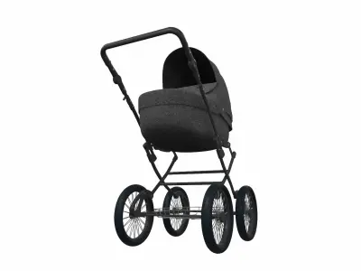 Baby stroller 05 3D model