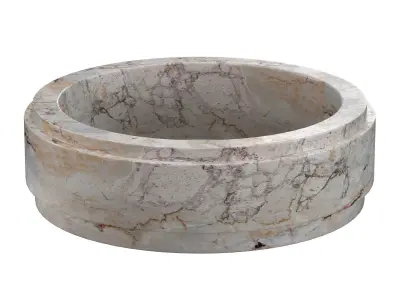 GRIGIO ANTICO CHIARO FRUIT BOWL 3D model