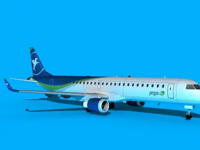 Embraer Emb-190 Pegas 3D model