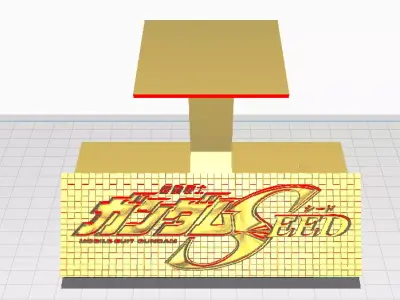 Gundam SEED base for any Gundam or display Free 3D model