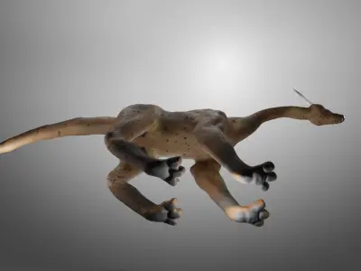 Dragon Dinasour Fantasy Creature 3D model