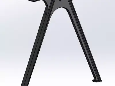 High quality 3D Bar Stool model 3D model