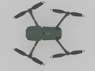 DJI Mavic pro Drone 3D 3D model