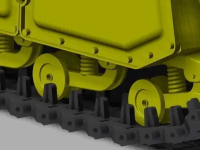 Goliath tracked mine 1 16 scale 3D print model 3D print model