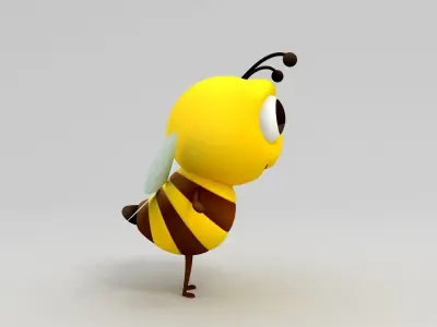 Bee Character 3D model purchase