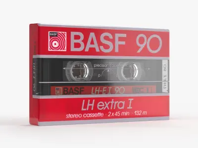  Cassette Tape - BASF LH Extra I 90 1985-1987 