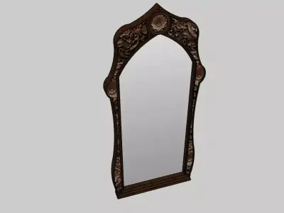Standing Classic Mirror 3D model