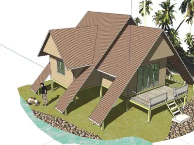 Creative Design-Holiday Cabin-087 3D model