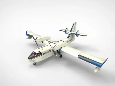  Bombardier CL-415 3D model