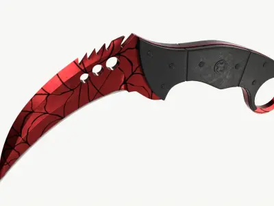 Talon Knifes Set 3D model