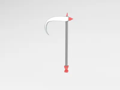 Lowpoly Sickle 005 Free low-poly 3D model