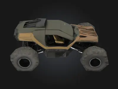 Desert Rover  Rugged Explorer for Harsh Terrains 3D model