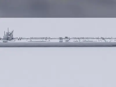 Cargo Ship 3D model Polygon mesh