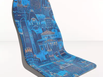 Seat of transport  3D model