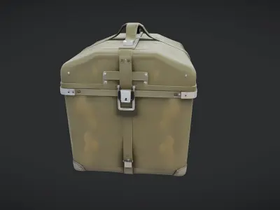 military style storage case 3D model